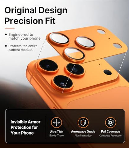 PandaShield for iPhone 17 Pro Full Coverage Camera Lens Protector