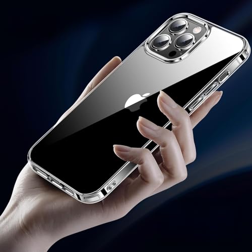 Shockproof Cheap TPU Bumper Clear Cell Phone Cases Compatible with Phone Models Transparent Case 16 15 14 Pro Max Crystal Clear (IP 16 6.1 Inch) - size: iP 16 6.1 Inch