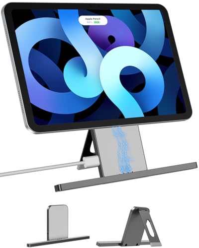 YACAISI Magnetic Wireless Charger for iPad 10th Generation, iPad (A16) Only, 18W iPad Tablet Fast Charging Stand Smart Connector Alloy Wireless Charging iPad with USB-C Cord Cable