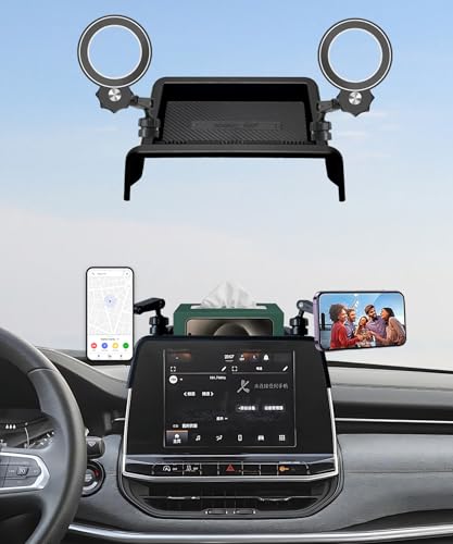 Car Phone Holder for Jeep Compass 2022-2026 8.4-inch screen Accessories - size: for 2022-2026 Jeep Compass (8.4 Inch+Storage Tray)