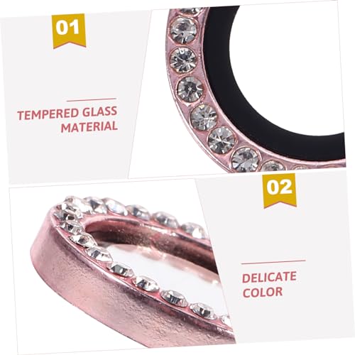 TEHAUX 2Pcs Phone Camera Lens Protectors Scratch Protective Rings for Plus Durable and Fashionable Lens Covers Easy Installation Fit