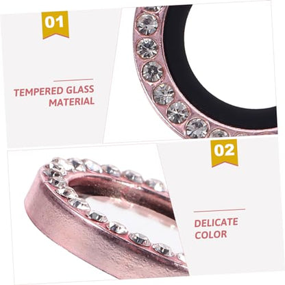 TEHAUX 2Pcs Phone Camera Lens Protectors Scratch Protective Rings for Plus Durable and Fashionable Lens Covers Easy Installation Fit