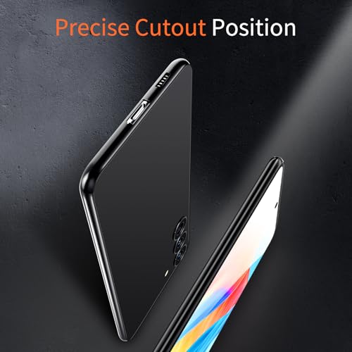 Dataroad Compatible with Samsung Galaxy S24 Slim Case,0.2mm Fit[Paper-Thin] Lightweight Case Transparent Finish PP Back Skin Cover Protection[Anti-Fingerprints&Yellowing],6.2Inch-Black - color: Black, size: for Samsung Galaxy S24 6.2inch