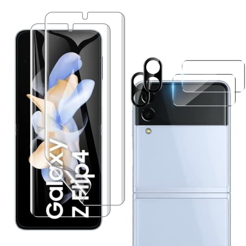 [2 Sets 6 Pack] for Samsung Galaxy Z Flip 4 Screen Protector - size: Z Flip 4