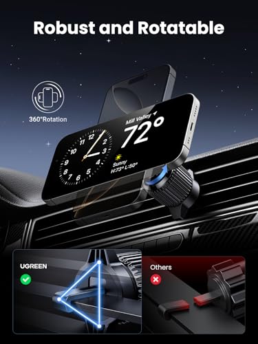 UGREEN Qi2 15W Magnetic Wireless Car Charger Mount - size: 15W