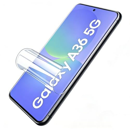 High Sensitivity Hydrogel Screen Protector for Samsung Galaxy A36 / A56, 2 Pieces Upgraded Transparent Soft TPU Protective Film (NOT Tempered Glass) [Clear HD] - color: Samsung Galaxy A36/A56