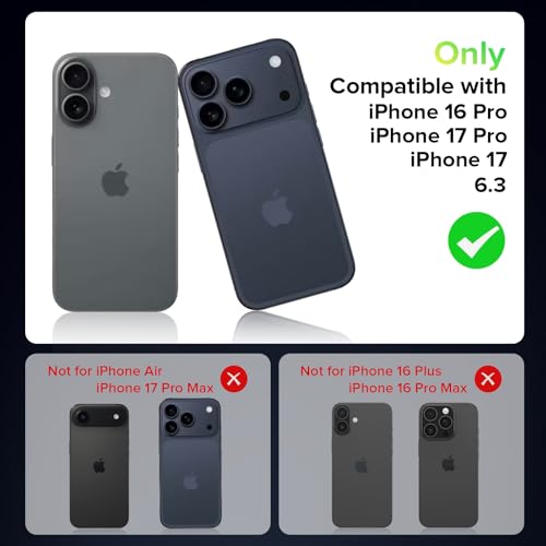 Ruky for 2 Pack iPhone 17 / iPhone 17 Pro/iPhone 16 Pro Screen Protector - size: iPhone 16 Pro / iPhone 17 / iPhone 17 Pro