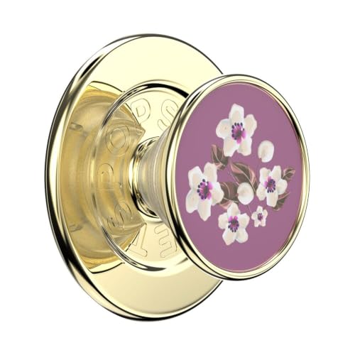 PopSockets Phone Grip for MagSafe, Magnetic Holder- Floral Mauve - color: Floral Mauve, style: MagSafe