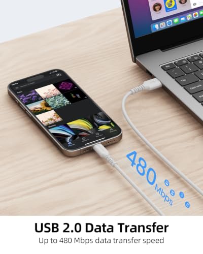 Short USB C Cable 1ft / 12 inch 5Pack, USB to USB C Cable Fast Charging - color: White, size: 1FT