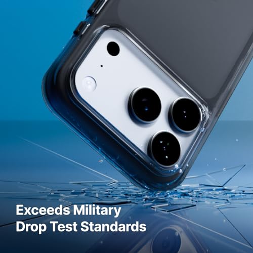 RhinoShield Clear Phone Case for iPhone 17 | Multi-angle Stand, Detachable Magnetic Folio, Apple Pencil Holder, Drop Resistant - color: Ash Black, size: iPhone 17