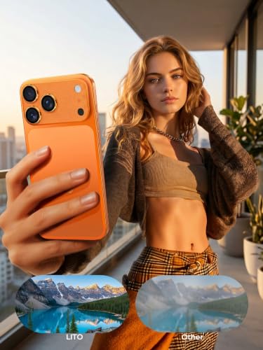 LITO Metal Camera Lens Protector for iPhone 17 Pro Max, Deep Blue - color: Deep Blue