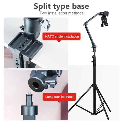 Heavy Duty Magic Arm, Desktop Overhead Mount, 5kg Weight Capacity