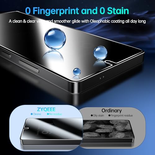 3 Pack for Samsung Galaxy S24 Ultra Privacy Screen Protector 100% Fingerprint Unlock Compatible, Anti-Spy Flexible EPU Protective Film, Case Friendly, Scratch-Resistant, Sensitive Touch - size: Samsung Galaxy S24 Ultra