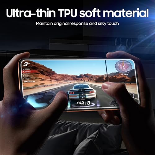Spugan for Motorola Razr 2026/ 2025/ 2024 Screen Protectors, 2 Pcs Inner Screen TPU Protective Film [Installation Kit]+2 Pcs Outer Screen Tempered Film, Durable, Scratch Resistant, Bubble Free, Newbie Friendly, Ultra HD - size: Razr 2024/ 2025
