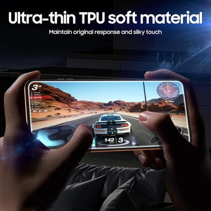 Spugan for Motorola Razr 2026/ 2025/ 2024 Screen Protectors, 2 Pcs Inner Screen TPU Protective Film [Installation Kit]+2 Pcs Outer Screen Tempered Film, Durable, Scratch Resistant, Bubble Free, Newbie Friendly, Ultra HD - size: Razr 2024/ 2025