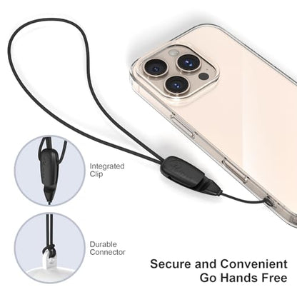 E-Tree 2 Pack Multi-Purpose Wrist Lanyard Hand Strap for Cell Phone Case Camera Airpods Keys Keychain Keys USB Flash Drive - color: Black & Black
