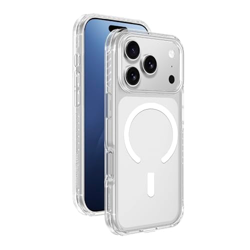 AMAZINGthing for iPhone 17 Pro [Titan Pro Case], Designed for MagSafe Accessories, 12FT Drop Proof, Magnetic Phone Cover, Military Grade Protection, Anti Yellowing, Transparent, Clear - color: Clear, size: iPhone 17 Pro
