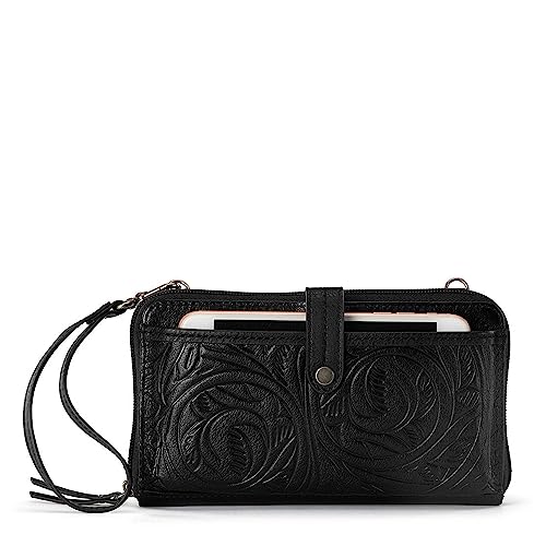 The Sak Iris Smartphone Crossbody Purse - Small Women's Cellphone Bag & Wallet For Everyday- Convertible Wristlet With Zipper | Fits Most Smartphones, Card Slots & Zip Pocket, Detachable Wristlet & Crossbody Straps, Hands-Free for Travel & Errands - color