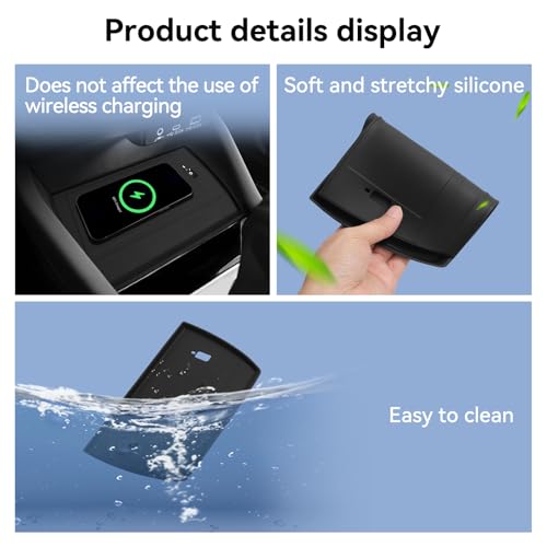 for Forester 2025 Car Center Console Silicone Storage Protective Mat - size: for 2025 Forester