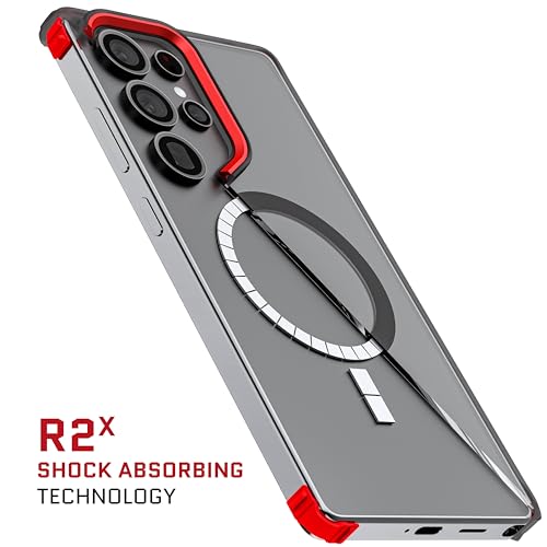 Ghostek Covert Clear S25 Ultra MagSafe Case with Magnetic Ring, Slim Thin Military Grade Shockproof Phone Cover Compatible with 2025 Samsung Galaxy S25Ultra (6.9") (Smoke) - color: Smoke, size: Galaxy S25 Ultra