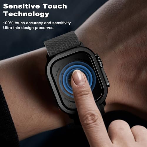 WSKEN for Apple Watch Ultra 3 / Ultra 2 Screen Protector - Privacy - color: Black