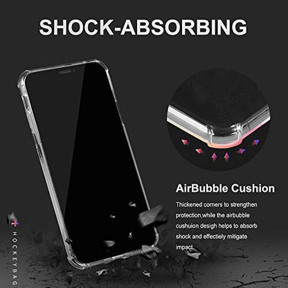 Clear Case with Card Holder, [Slim Fit][Wireless Charger Compatible] Protective Soft TPU Shock-Absorbing Bumper Case with Soft Screen Protector Compatible with iPhone 7 Plus / 8 Plus - size: iPhone 7 Plus