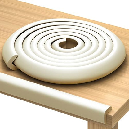 Furniture Edge Guards, 16ft Protective Foam Cushion, Beige - color: Beige, size: 16ft