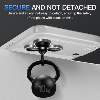 Suoman for iPhone 17 Pro/Pro Max Camera Lens Protector-Grey - color: Diamonds-Grey