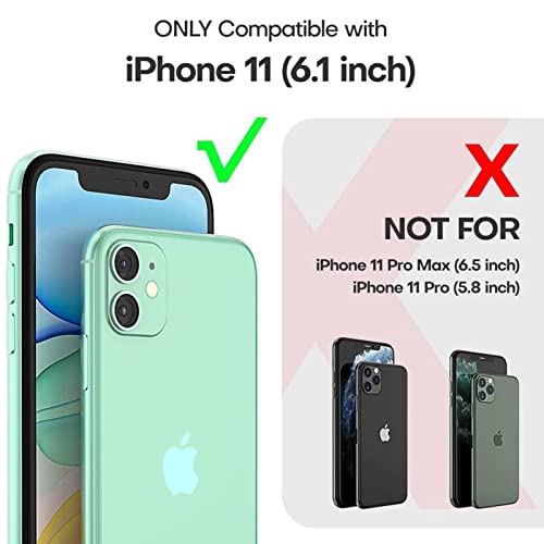 Battery Case for iPhone 11, Upgraded 10000mAh High-Capacity Protective Rechargeable Extended Battery Charger Cover Compatible with iPhone 11 (6.1 inch) Wireless Charging Case Support Carplay - Black - size: iPhone 11