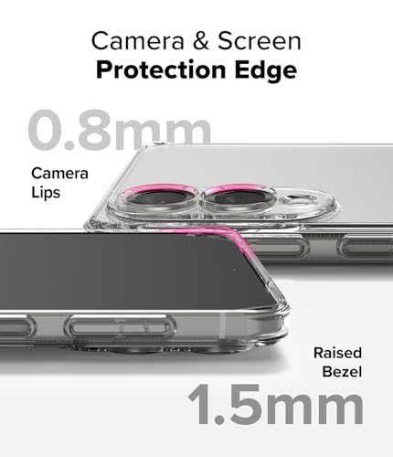 Ringke for Samsung Galaxy S25 Edge Case [Fusion Matte Clear] | Oil & Dirt Resistant, Anti-Fingerprint Technology Prevents Oily Smudges, Frosted Coating Feels Velvety Soft - size: Galaxy S25 Edge