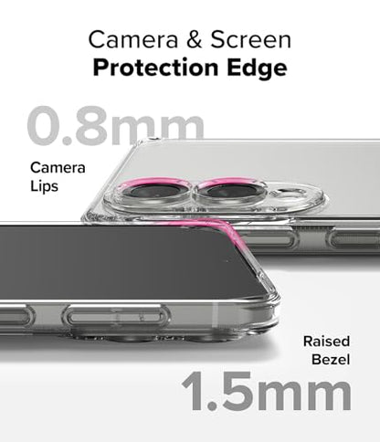 Ringke for Samsung Galaxy S25 Edge Case [Fusion Matte Clear] | Oil & Dirt Resistant, Anti-Fingerprint Technology Prevents Oily Smudges, Frosted Coating Feels Velvety Soft - size: Galaxy S25 Edge