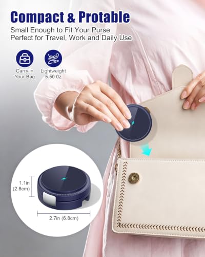 3-in-1 Magnetic Wireless Charger for iPhone, Apple Watch & AirPods, Blue - color: Blue