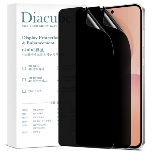 For Samsung Galaxy A37 27° Privacy Screen Protector [2-PACK] 6H Anti-Spy PET Film, Scratch Resistant, Easy Installation w/ Alignment Jig [!]Galaxy A series with optical fingerprint sensors do not support fingerprint unlocking with a privacy film on - size