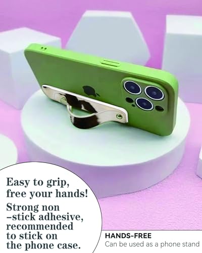 Phone Finger Strap Holder, Portable Phone Grip Loop, Telescopic Silicone Phone Stand, Compatible with Most Smartphones (Farm Animal Brown Cowhide Skin Cow) - color: Farm Animal Brown Cowhide Skin Cow