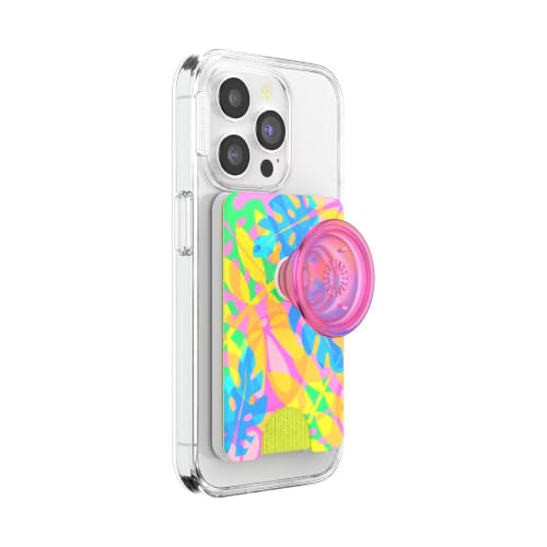 PopSockets Phone Wallet for MagSafe with Grip- Boca Palm - color: Boca Palms, style: MagSafe