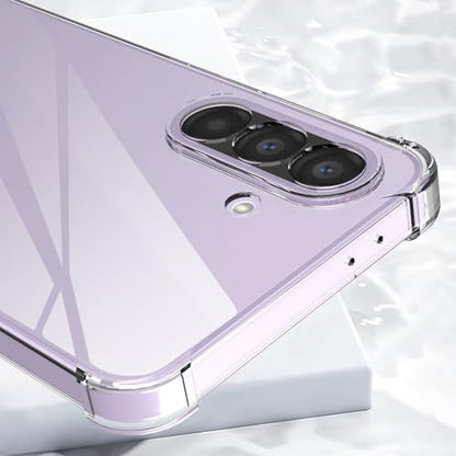 Case for Samsung Galaxy A37/A36/A56 5G Clear Case with 2 Pack Built-in Screen Protector,Shockproof Soft TPU Bumper and Hard PC Back Case,Non-Yellowing,Drop Protection,Slim Fit Cover Phone Case - color: Samsung Galaxy A37 5G
