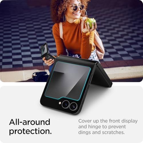 Spigen Screen Protector GlasTR EZ FIT for Galaxy Z Flip 7 FE, Z Flip 6 - size: Galaxy Z Flip7 FE / Galaxy Z Flip 6