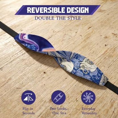 Switchbands Phone Grip Strap – Ultra Thin Anti-Drop Grip, Reversible Soft Elastic Hand Strap for Back of Phone, Arthritis Friendly, Slim Universal Fit for All – Ranch Bones Skeleton - color: Ranch Bones