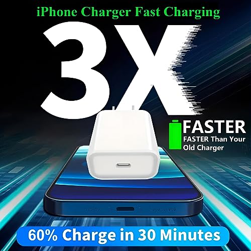 2Pack Fast Charger iPhone [Apple MFi Certified], 10FT iPhone Charger USB C - color: White 10 ft