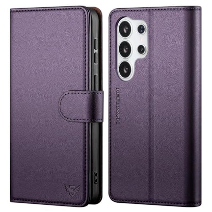 Compatible with Samsung Galaxy S26 Ultra Case Wallet with Card Holder [4 Card Slot] Women Men,RFID Blocking PU Leather Phone Case Flip Protector Cover Credit Card Slot Kickstand,Dark Purple - color: Dark Purple, size: Samsung Galaxy S26 Ultra - 6.9"