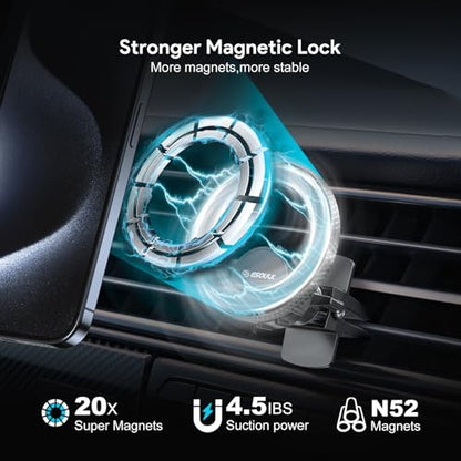 Magnetic Car Phone Mount Air Vent Phone Holder