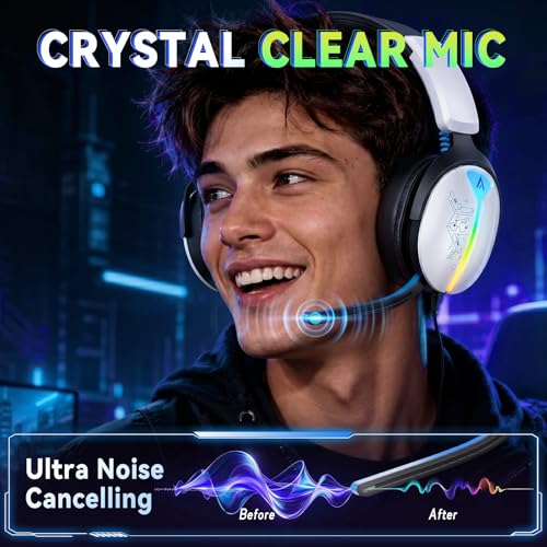 3-in-1 Wireless Gaming Headset, Mirror Gloss, 50mm Drivers, 7.1 Surround