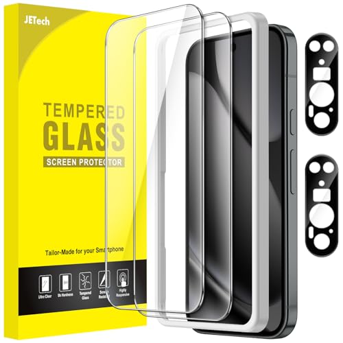 JETech Screen Protector for Google Pixel 10 Pro, 2+2 Pack - size: Pixel 10 Pro