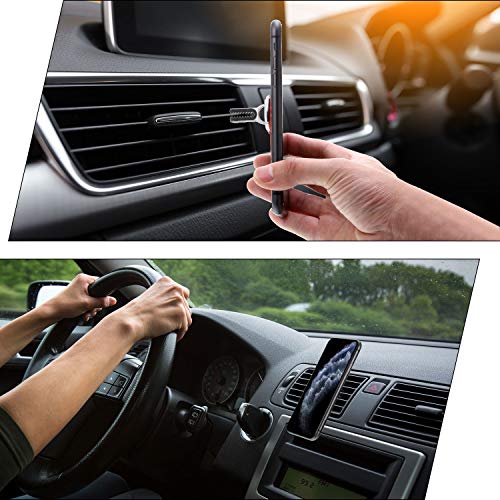 Frienda 6 Pcs 3-in-1 Mobile Phone Holder Car Vent Clip Ring Holder