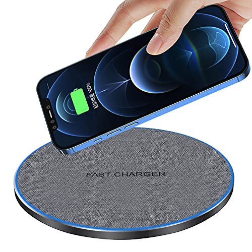 Fast Wireless Charger,25W Wireless Charging Induction Pad for iPhone 18/Duo - color: Fabric