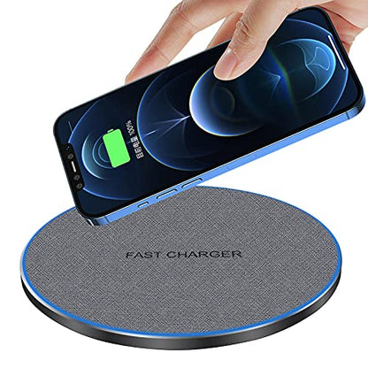 Fast Wireless Charger,25W Wireless Charging Induction Pad for iPhone 18/Duo - color: Fabric