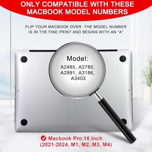 Magnetic Privacy Screen for Macbook Pro 16 Inch (2021-2026, M1,M2,M3,M4,M5) - size: macbook pro 16 inch