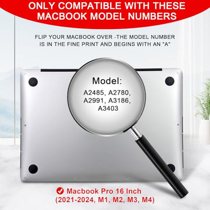Magnetic Privacy Screen for Macbook Pro 16 Inch (2021-2026, M1,M2,M3,M4,M5) - size: macbook pro 16 inch