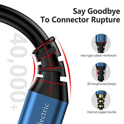 SMALLElectric 3 Pack MFi iPhone Charger 1ft Short Lightning Cable - color: Blue, size: 1 Foot