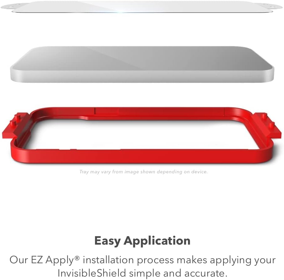 ZAGG InvisibleShield Glass Elite Privacy Screen Protector, Compatible for Apple iPhone 15 Plus, Scratchproof, Smudgeproof, Shockproof, Reinforced Edges, Easy Application